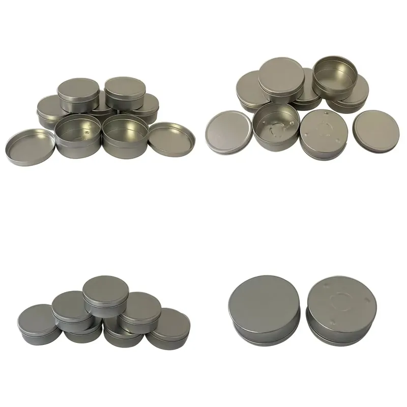 Metal Tin Lid 4Oz - Custom 3oz 4oz 8oz Seamless Metal