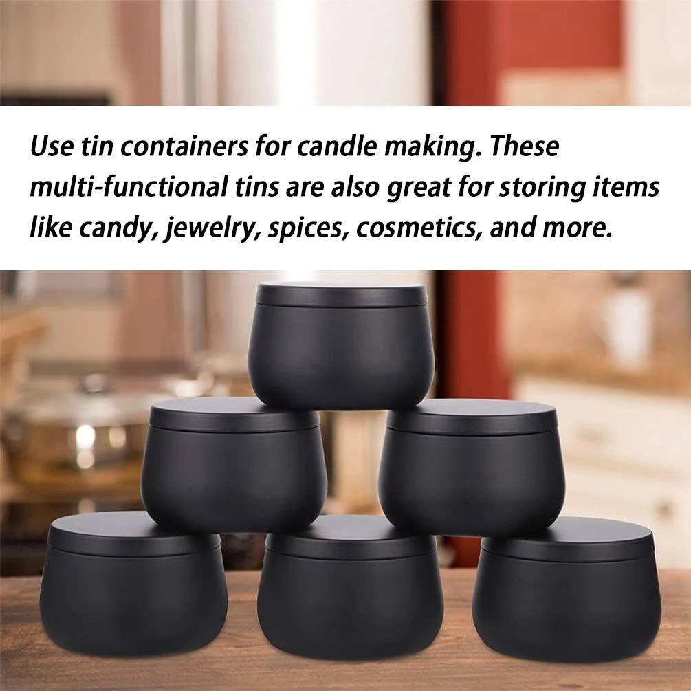 4oz/8oz Empty Metal Candle Tin - Metal Tin Lid 4Oz 评论和价格