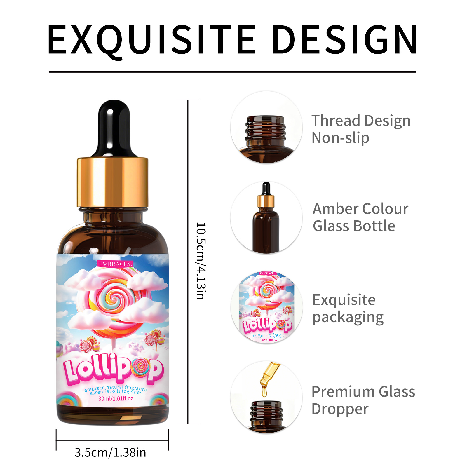 30ml  Lollipop Fragrance Oils  - Candle Fragrance Supplies 评论和价格