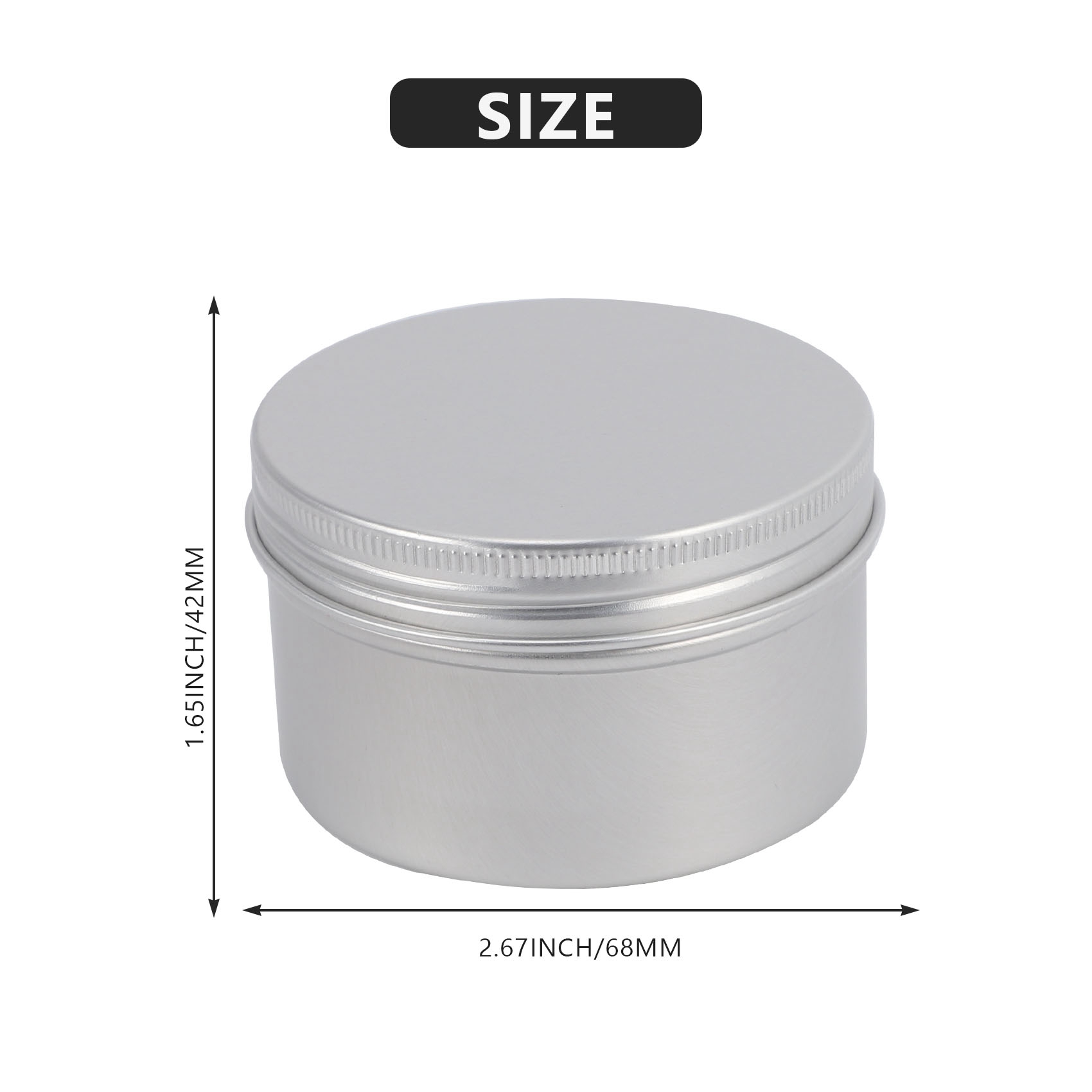 Stock Quantity 12Pcs 4Oz Metal - Metal Tin Lid 4Oz 评论和价格