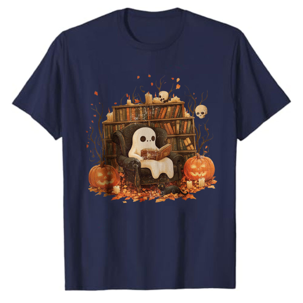 Cute Reading Ghost Library T‑S - Black Tin Candle 评论和价格