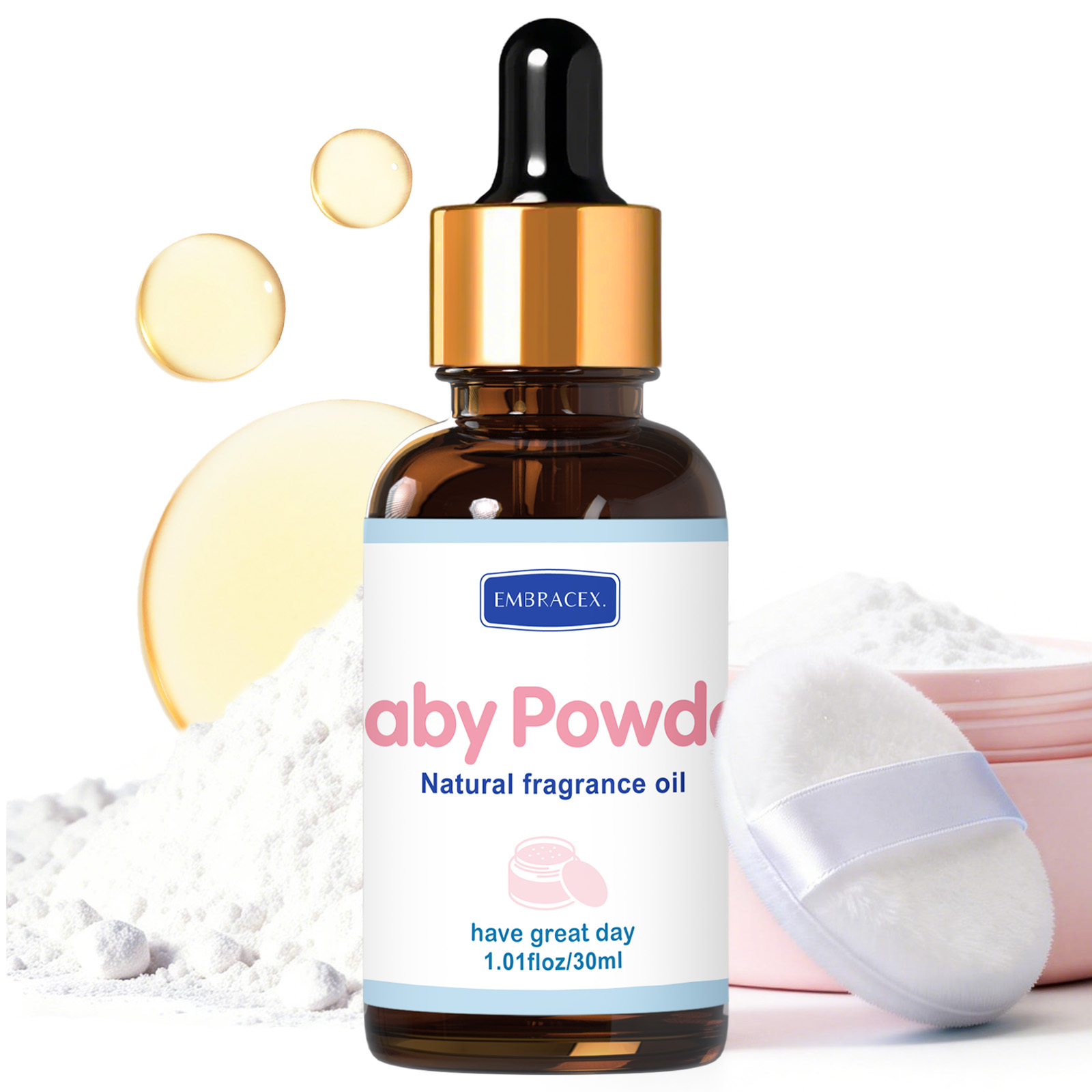 30ml Baby Powder Fragrance Oil - Candle Fragrance Supplies 评论和价格