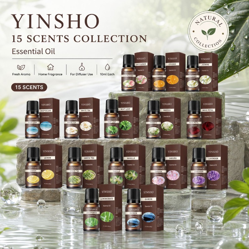 Fragrance Essential Oil Set 15 - Candle Fragrance Supplies 评论和价格