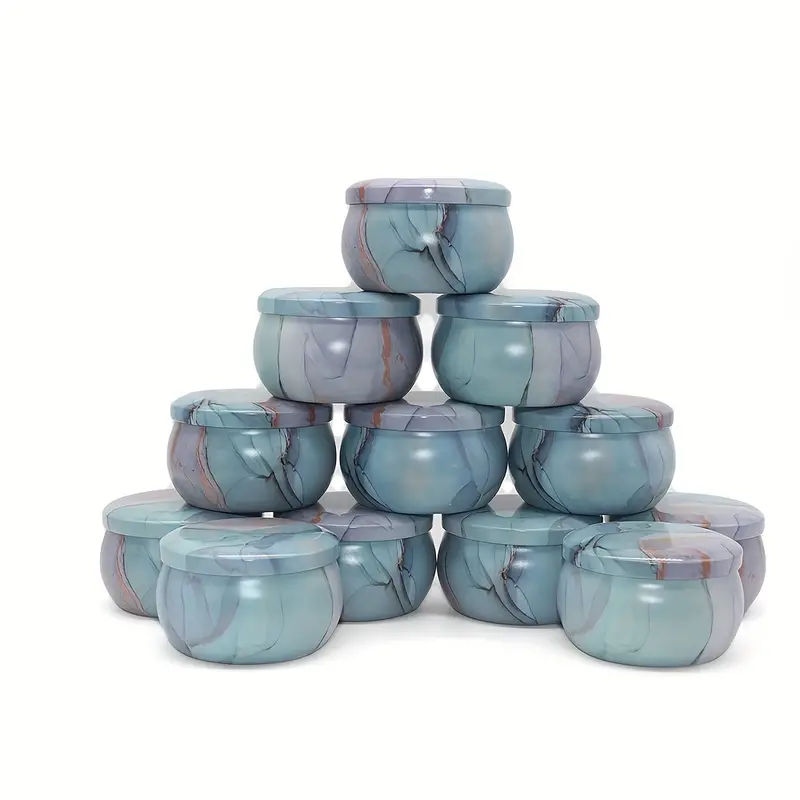 12pcs 4oz Candle Tins With Lid - Metal Tin Lid 4Oz 评论和价格