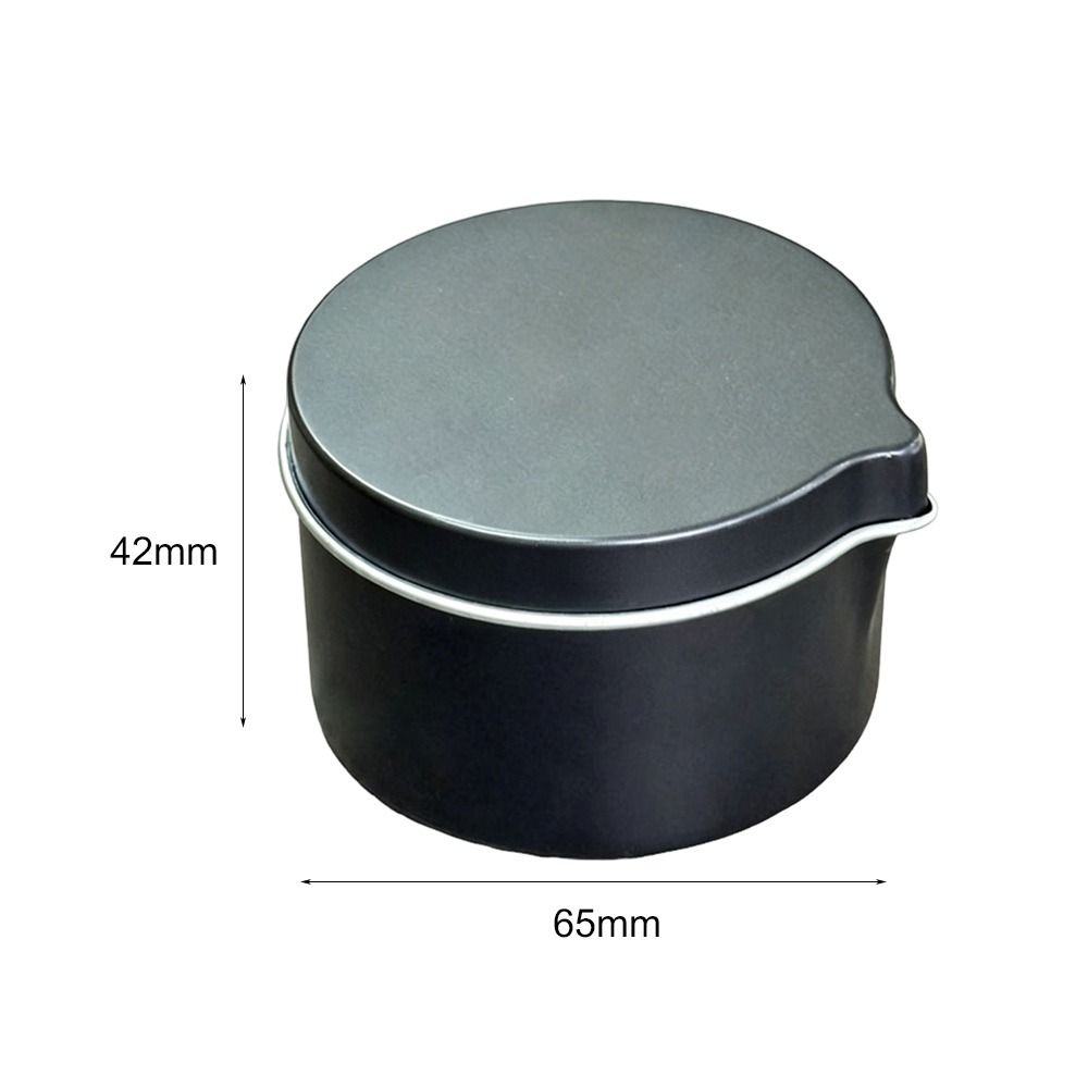 Black Silver Color Tinplate Ca - Black Tin Candle 评论和价格