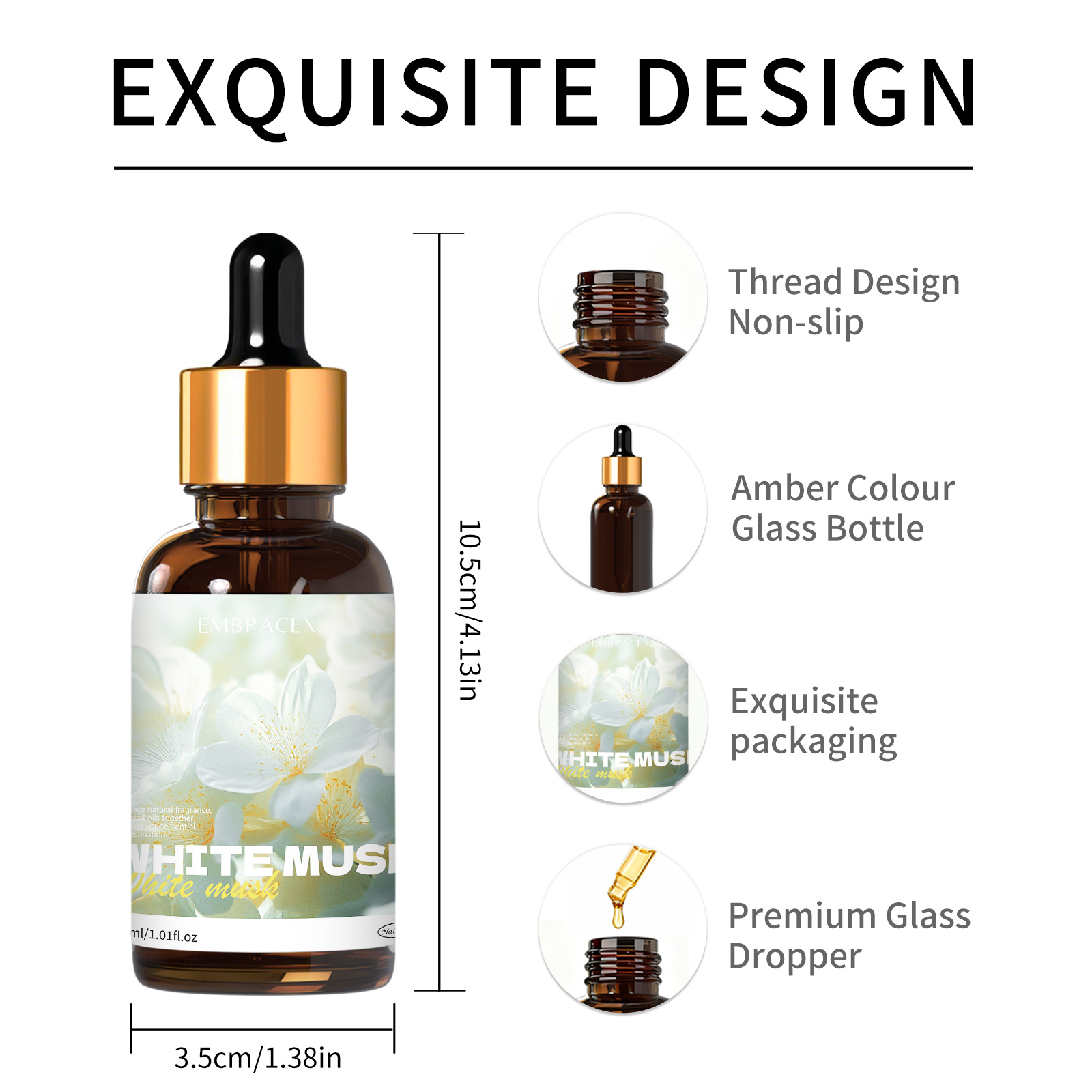30ml White Musk Fragrance Oils - Candle Fragrance Supplies 评论和价格